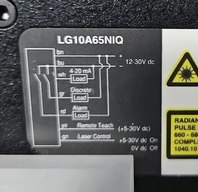 Banner L-GAGE LG10 / L-GAGE LG5 / LG10A65NIQ. Loc5D-16