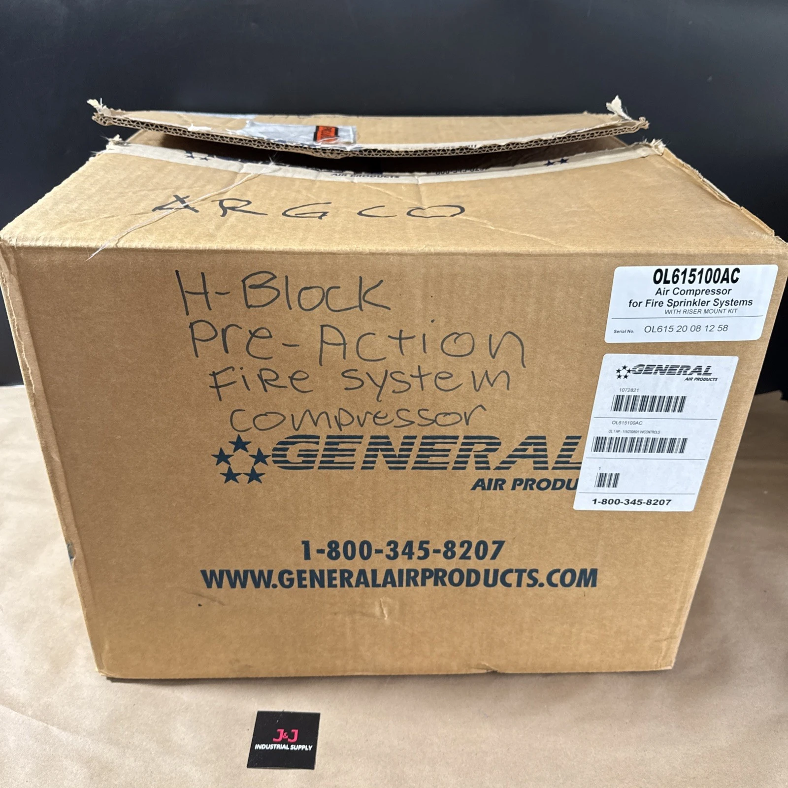 NEW General Air Products OL615100AC