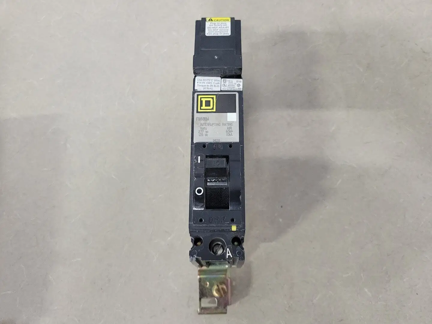USED SQUARE D FH16015A