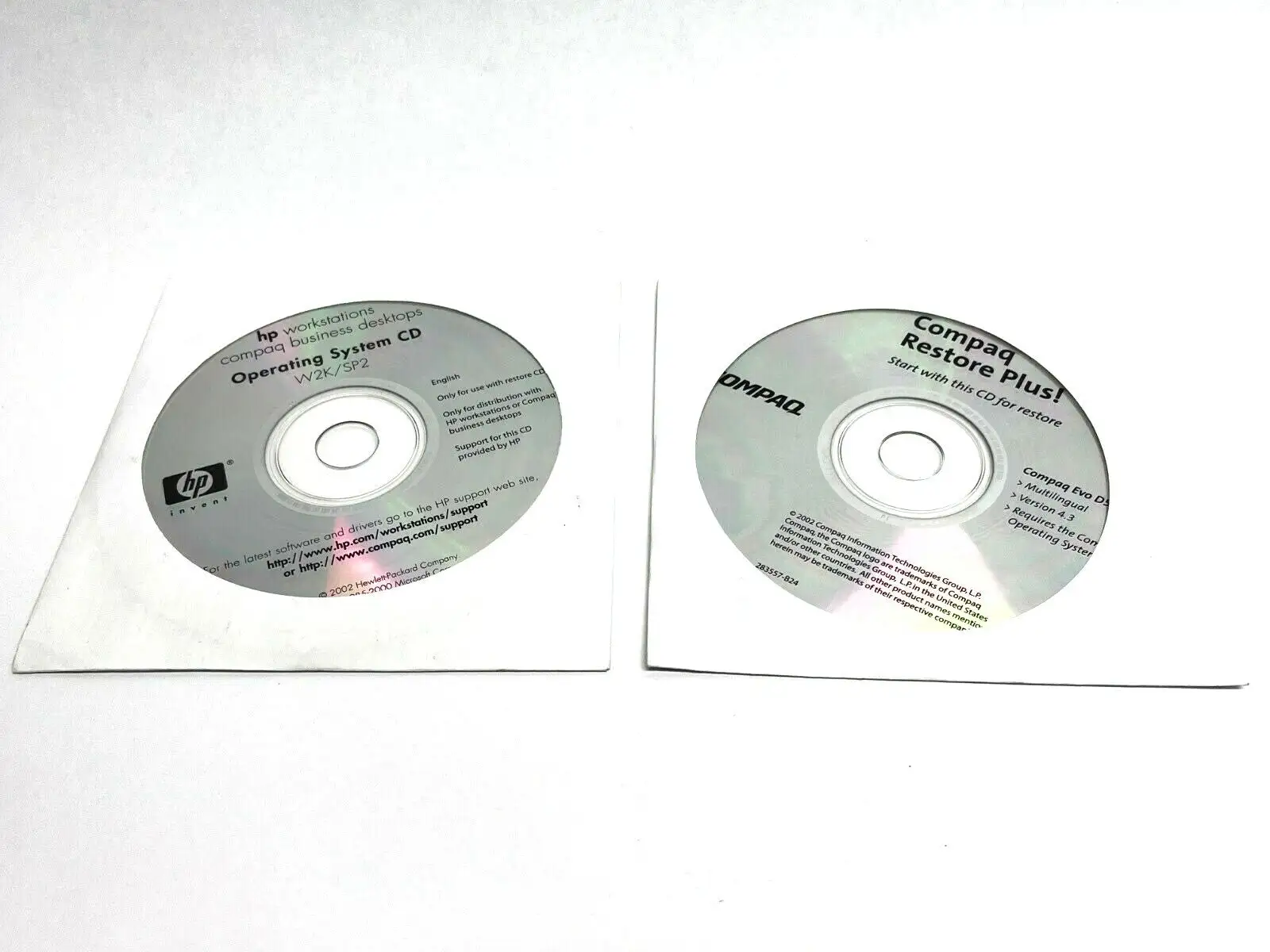 USED COMPAQ RESTORE PLUS