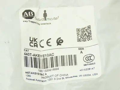 Allen Bradley 440T-AKEYE10AC Guardmaster Trapped Key Interlock Key Ac  Lot of 2