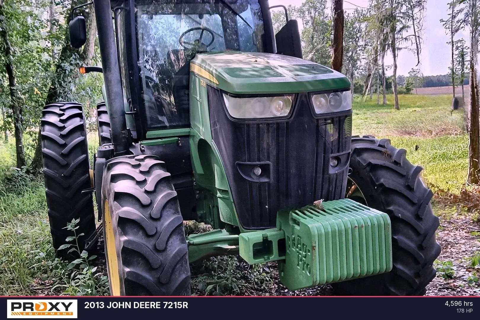 Used 2013 JOHN DEERE 7215R Tractors & Trailers Florida US | Proxy Equipment #1377960