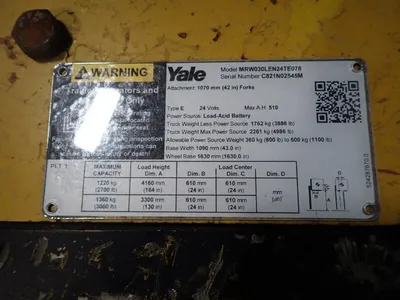 Used 2014 YALE MRW030LEN24TE078 Material Handling (misc) Ohio US | HGR 24 #915757