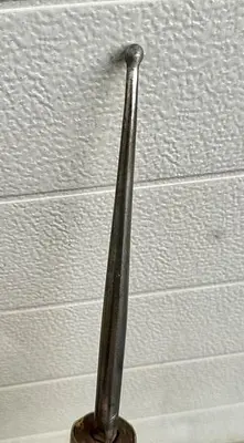 Metal Ball Tipped Hook Spinning Tool ~ 21" Length 5/16 Ball Tip ~ (5804)