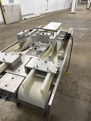 EXCELLENT ksd-100-2 Bagel Divider Former > Dual Lane Bagel Divider Former | Harvest Equipment and Fabrication Inc (9)