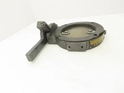 Patterson Kelley 6" Butterfly Valve 316 Stainless Disc Solids Flow 4-Bolt Wafer