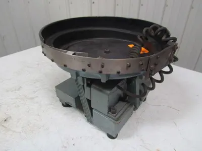 Parts Feeders DU150 Vibratory Parts Feeder 17" dia X 4" BowL 2 Rounds 7/8" 115V