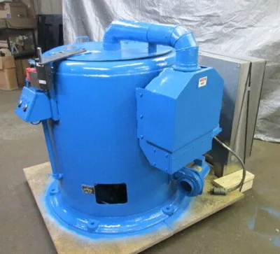 Barrett 1100-DS carrier type high volume parts dryer, SS.