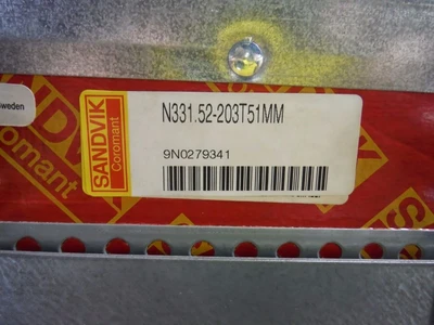 Sandvik 8" CoroMill 331 Milling Cutter 1.071-1.189" N331.52-203T51MM (LOC2708D)