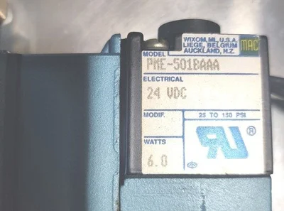 MAC Valves 812C-PM-501BA-112 Solenoid Valve Wysong