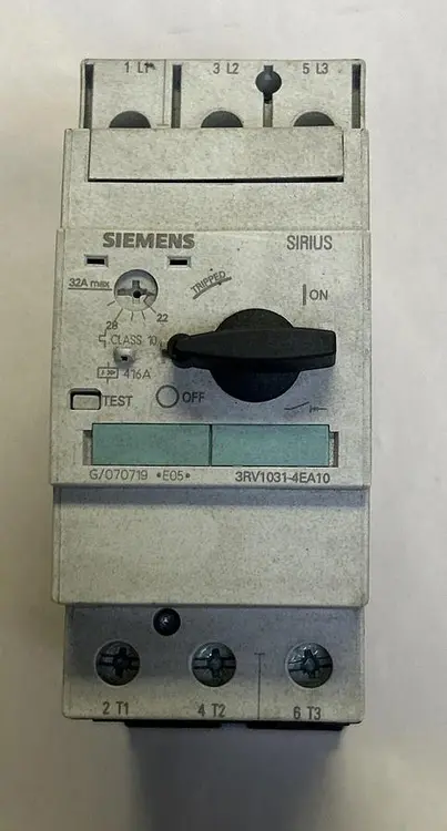 Used SIEMENS 3RV1031-4EA10 Miscellaneous Equipment (Electrical & Power) Ohio US | Surplus Asset Holdings #1239985