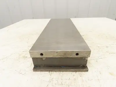 Taft-Peirce 6"x18" Rectangular Permanent Magnetic Block Chuck 2.5" Height