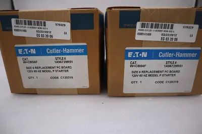 EATON CUTLER HAMMER W+CBS6F / WCBS6F NEW IN BOX SEALED UNIT STOCK G359