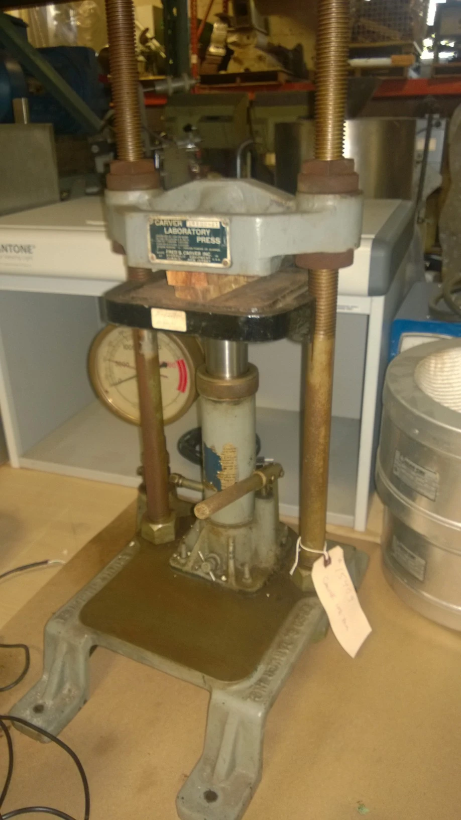USED CARVER LAB PRESS C