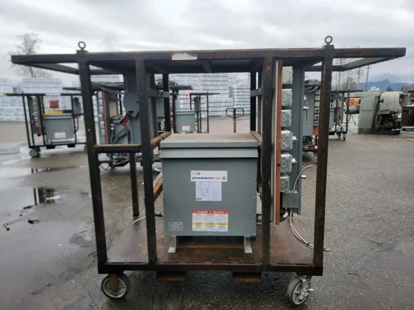 75 kVA Temporary Power Distribution Cart 600V Pri. 208Y/120V Sec.