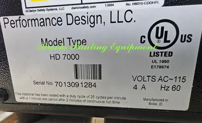 Used PERFORMANCE DESIGN HD7000 Binding Equipment North Carolina US | BROOKS PRINTING EQUIPMENT #1548183