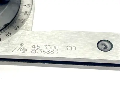 BP-301, 45 3500 300 | Mauri-Keiki BP-301 Precise Universal Bevel Protractor, MISSING BLADES, CHIPPED - Used