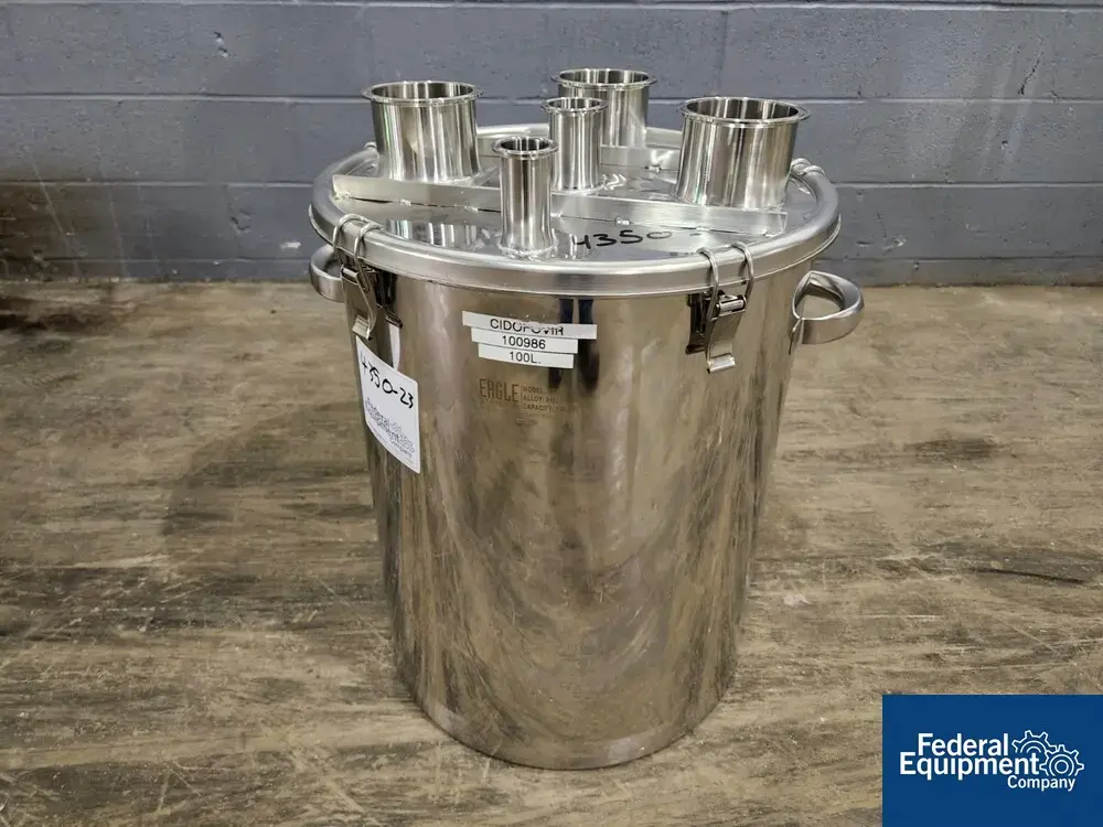 USED Eagle 26 Gal Eagle Stainless Tank, Model CTH-47-H, 316L S/S