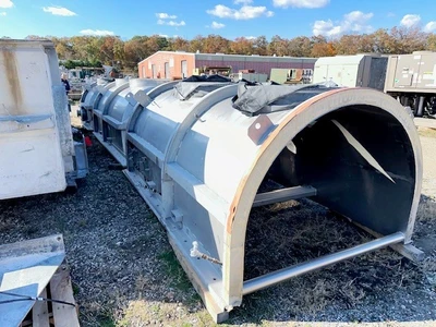 30' L x 70" Wide Carrier Fluid Bed Dryer With Heater