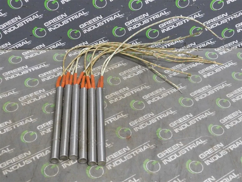 Lot of 6 Watlow Firerod Cartridge Heaters 240V 200W 5.625" L 0.498" Dia New