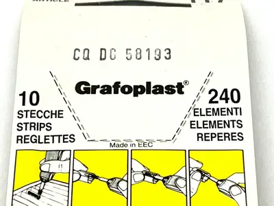 New | in-Stock Grafoplast 117PGGBY Blank Label Michigan US | Maverick Industrial Sales #1401729