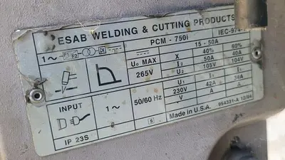 USED ESAB PCM-750I