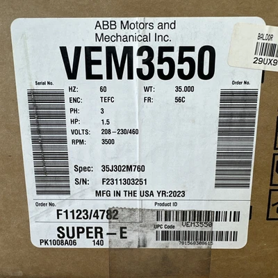 NEW ABB VEM3550