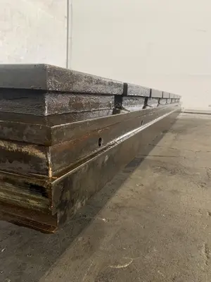 60" X 120" X 10" T-SLOTTED FLOOR PLATE. STOCK # 0416323