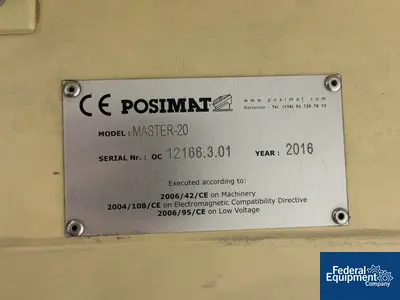 USED Posimat Posimat Bottle Unscrambler, Model Master-20