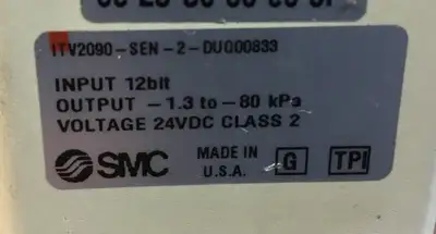 Used SMC SMC ITV2090-SEN-2-DUQ00833 Air Pressure Regulators South Carolina US | Palmetto Automation #1165341