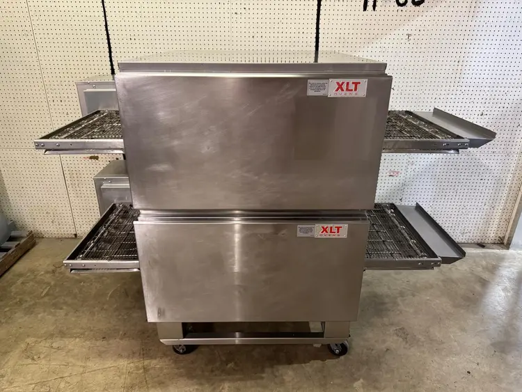 Used XLT Used 2019 2020 XLT 2336 Natural Gas Double Deck Conveyor Pizza Oven Conveyor Ovens Illinois US | Falcon Restaurant Supply #1375040