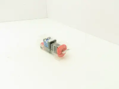 Fuji Electric 24V Illuminated Pushbutton E-Stop Switch Mushroom Red 22mm 250V 6A