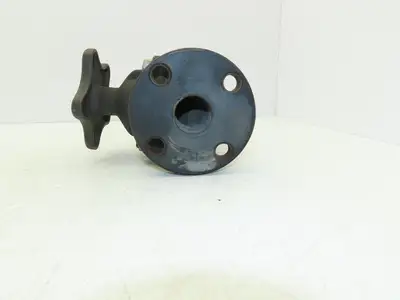 Rockwell 1-1/2" Flanged Diaphragm Pinch Valve  Non-Rising Stem Fig CWP 5