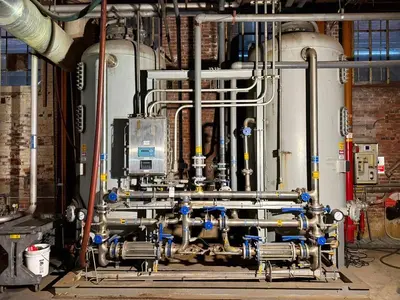 H-O-H SYSTEMS, INC DEMINERALIZER STATION WITH TWO 11,300 GALLON TANKS