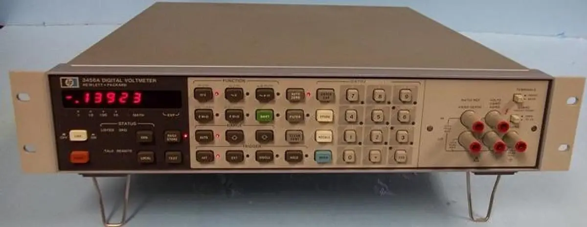 QTY. 1. HEWLETT PACKARD DIGITAL VOLTMETER MODEL: 3...