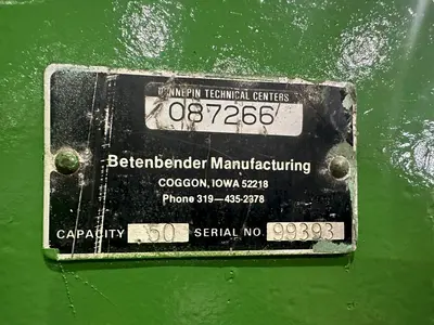 4' X 1/2" BETENBENDER MODEL #4-500 HYDRAULIC SQUARING SHEAR: STOCK #11792