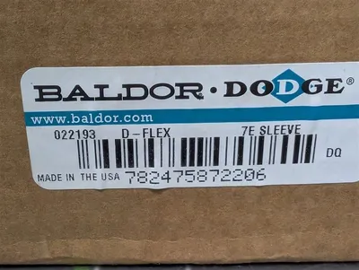Baldor / Dodge 022193 D-Flex 7E Coupling Sleeve New NIB