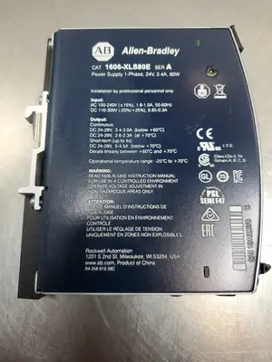 Used ALLEN BRADLEY 1606-XLS80E Ser A Power Supply Module, 24V, 3.4A, 80W DIN Rail Power Supplies South Carolina US | Palmetto Automation #1505667