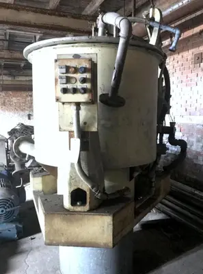 Sharples SP-5500 solid bowl basket centrifuge, 316SS.