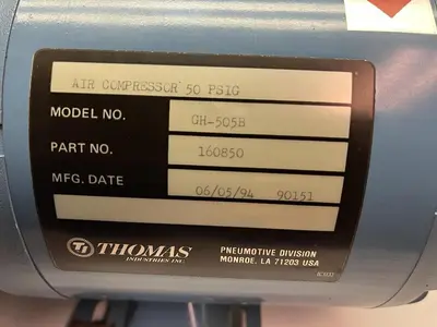 Used THOMAS GH-505B Misc Electrical & Power Parts | Surplus Asset Holdings #1219545