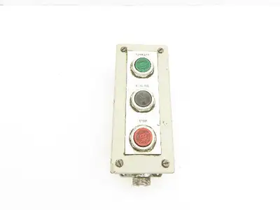 SCE E-69392 Electrical Pushbutton Enclosure Forward/Reverse/Stop AB Buttons