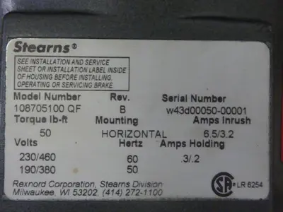 NEW US ELECTRICAL MOTORS 698722