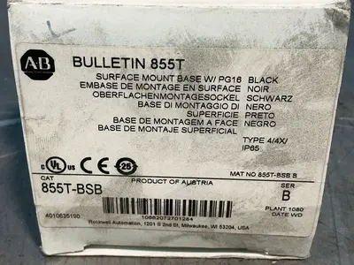 Used ALLENBRADLEY 855TBSB Electrical Controls Ohio US | HGR 24 #1545344