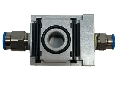Used Festo Pneumatic Distributor Block, G1/2 4-Port 549337 Parts (Hydraulics and Pneumatics) Michigan US | Maverick Industrial Sales #1395126