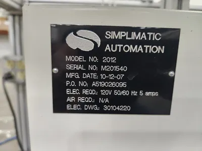 2007 Simplimatic Automation 2012 Inspection Conveyor | Tekmart International Inc. (10)