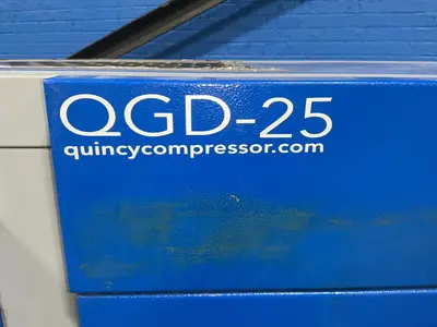 Used 2011 QUINCY COMPRESSOR QGD25 Rotary Screw & Sliding Vane Air Compressors Ohio US | HGR 24 #1566832