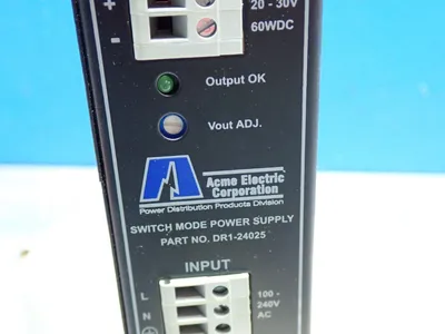 Used ACME ELECTRIC DR124025 DIN Rail Power Supplies Ohio US | HGR 24 #869657