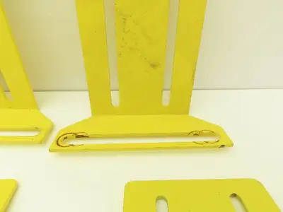 Allen Bradley 60-2724  2x10" Conveyor Sensor Reflector Bracket Yellow  Lot of 7