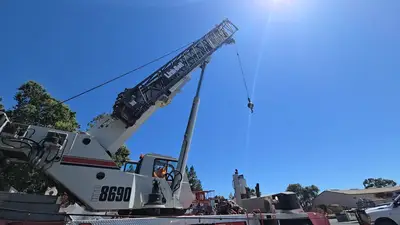 Used 2008 LINK-BELT HTC-8690 Telescopic Boom Lifts California US | Ben Kaplan Equipment #1233508