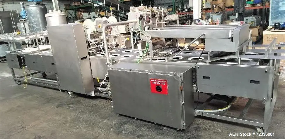Stainless PMR 1300 Filler Sealer for Tubs & Cups – Dual Lane, Rollstock, 30 CPM